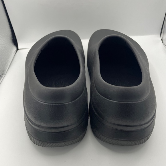 CROCS men’s On The Clock work black slip on shoes Size 12 main image 8